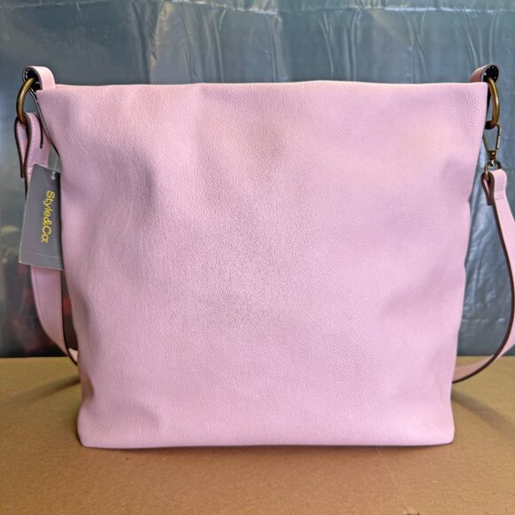 Style & Co Hudsonn Hobo Bag – Lotus Pink - Picture 7 of 11